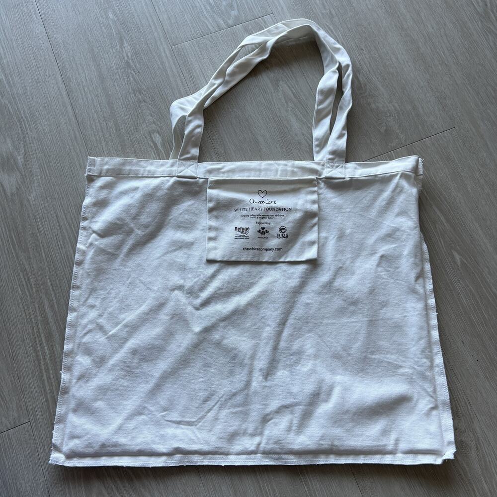 The White Company Tote Bag Large Do Small Things With Great Love Quote Shopper - Picture 9 of 11